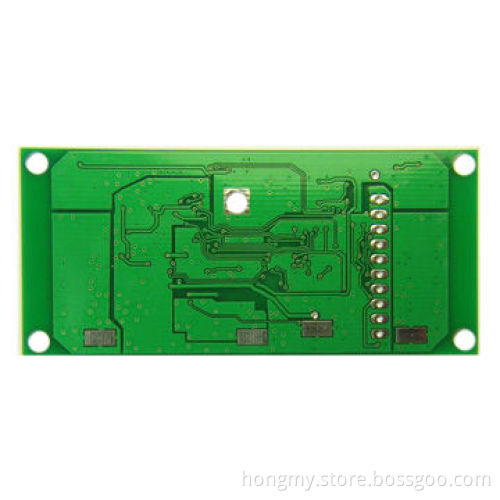 Double-sided PCB with 1oz Copper Thickness, Green Solder Mask and Lead-free HASL Surface Finish